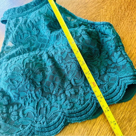 Emerald Green 2 piece Homecoming Dress - Picture 9 of 12